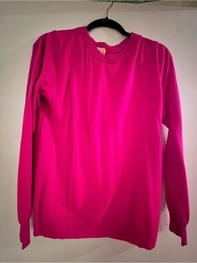 J. Crew Vibrant Pink Crewneck Sweater